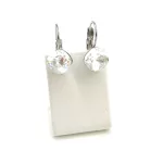 KIS PÁRNA kapcsos fülbevaló - 8 mm (crystal)