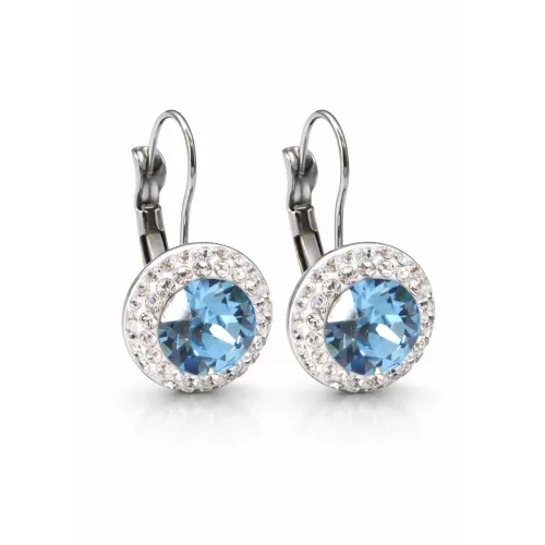 APHRODITE kapcsos fülbevaló (aquamarine 12 mm-es)