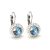 APHRODITE kapcsos fülbevaló (aquamarine 12 mm-es)