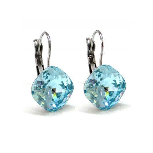 NAGY PÁRNA kapcsos fülbevaló (light turquoise)