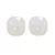NAGY PÁRNA fülbevaló - 12 mm (white opal)