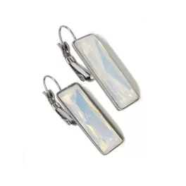 Óriás tégla fülbevaló (white opal)
