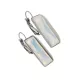 Óriás tégla fülbevaló (white opal)