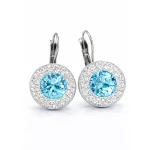 APHRODITÉ kapcsos fülbevaló (light turquoise 14-mm-es)