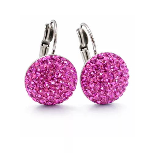 HÉRA kapcsos fülbevaló - 14 mm (rose)