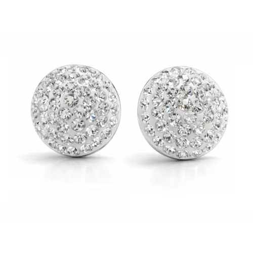 HÉRA bedugós fülbevaló (fehér 14 mm-es)