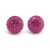 HÉRA bedugós fülbevaló (rose 14 mm-es)
