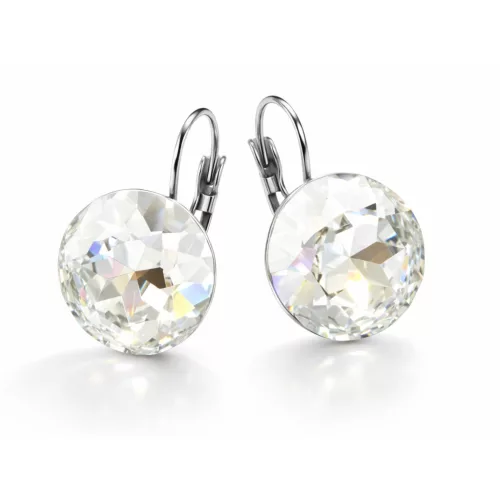 HELÉNA kapcsos fülbevaló (18 mm-es fehér)