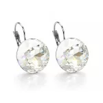 HELÉNA kapcsos fülbevaló (18 mm-es fehér)