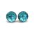 MANDALA bedugós fülbevaló (aquamarine)