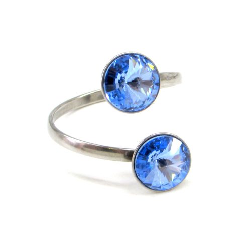 DUPLA VENUS gyűrű (light sapphire)