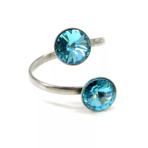 DUPLA VENUS gyűrű (light turquoise)