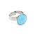 DIANA gy?r? (14 mm-es aquamarine ICE)