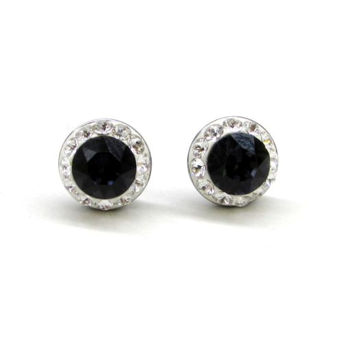 APHRODITÉ bedugós fülbevaló (graphite 8 mm-es)