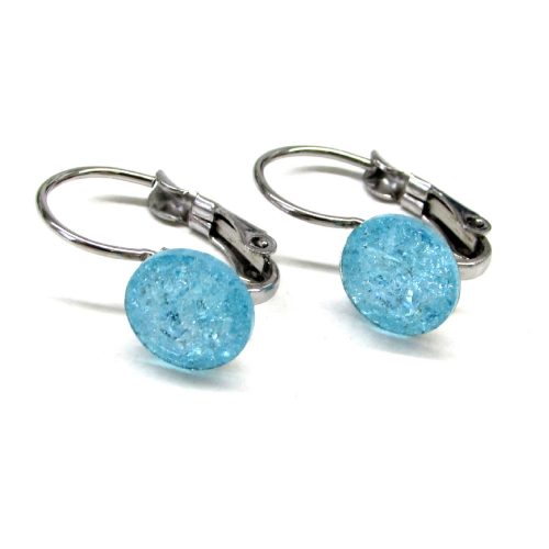MONROE fülbevaló (aquamarine ice)