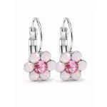 Kis virág fülbevaló (rose water opal)