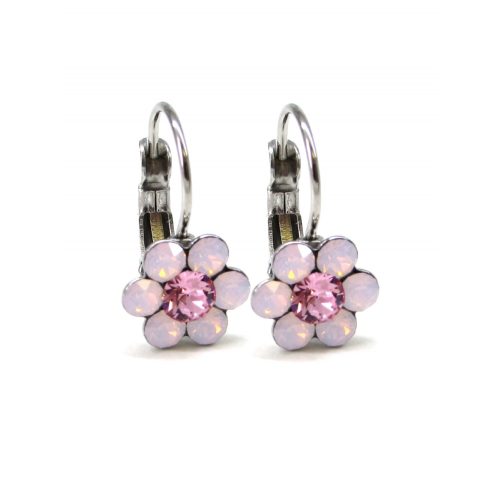 Kis virág fülbevaló (rose water opal)
