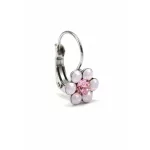 Kis virág fülbevaló (rose water opal)