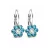 Kis virág fülbevaló (light turquoise)