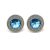 GÖRÖG fülbevaló (aquamarine)