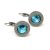 GÖRÖG kapcsos fülbevaló (light turquoise)