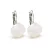 NAGY PÁRNA kapcsos fülbevaló (white opal)