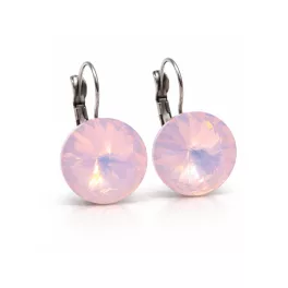 DIANA 14 mm-es fülbevaló (rose water opal)