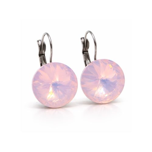DIANA 14 mm-es fülbevaló (rose water opal)
