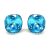 NAGY PÁRNA fülbevaló (aquamarine)