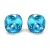 NAGY PÁRNA fülbevaló (aquamarine)