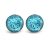 MANDALA bedugós fülbevaló 14mm-es (aquamarine)