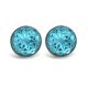 MANDALA bedugós fülbevaló 14mm-es (aquamarine)