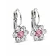 Kis virág fülbevaló (crystal-light rose)
