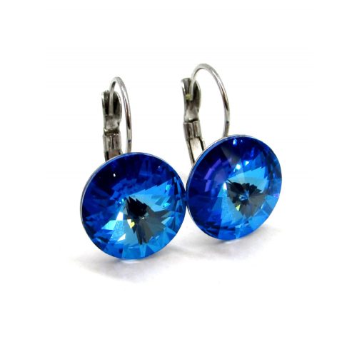 DIANA 14 mm-es fülbevaló (Royal Blue DeLite)