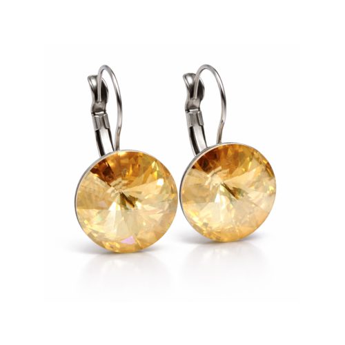 DIANA 14 mm-es fülbevaló (gold shadow)