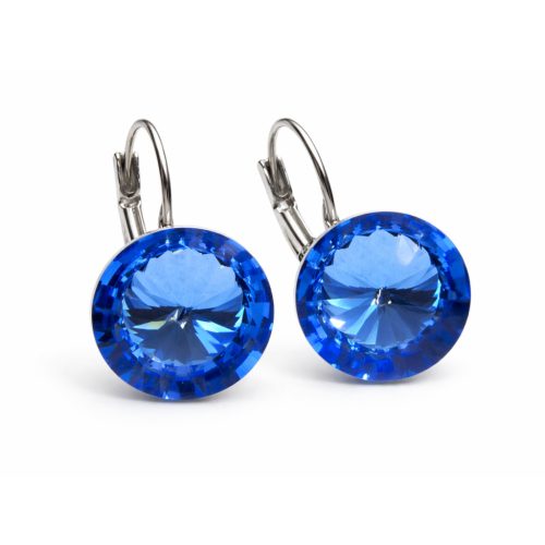 DIANA 18 mm-es fülbevaló (light sapphire)