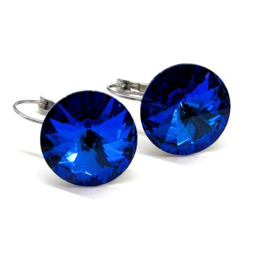 DIANA 18 mm-es fülbevaló (bermuda blue)