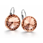 DIANA 18 mm-es fülbevaló (padparadscha)