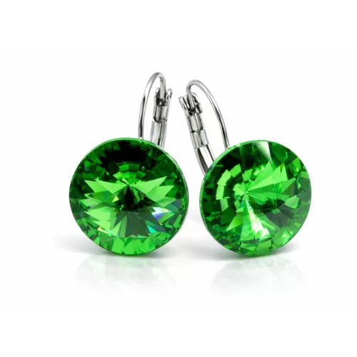 DIANA 16 mm-es fülbevaló (peridot)