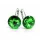 DIANA 16 mm-es fülbevaló (peridot)