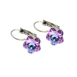   JÁZMIN kapcsos fülbevaló - lila árnyalat (5 éves kortól)