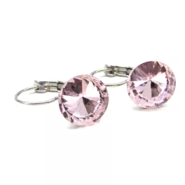 DIANA 10 mm-es fülbevaló (light rose)
