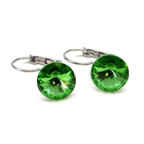 DIANA 10 mm-es fülbevaló (peridot)