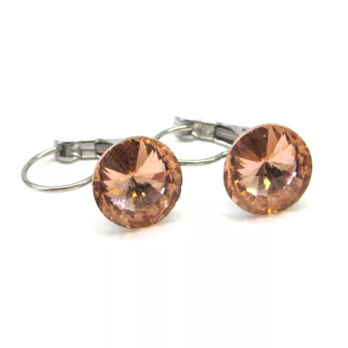 DIANA 10 mm-es fülbevaló (padparadscha)