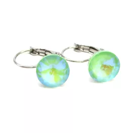 DIANA 10 mm-es fülbevaló (peridot mi)