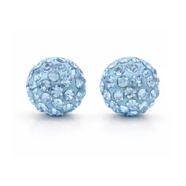 HÉRA bedugós fülbevaló (aquamarine 10 mm-es)