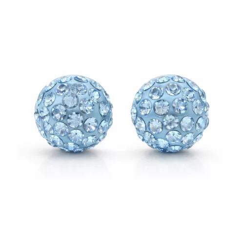 HÉRA bedugós fülbevaló (aquamarine 10 mm-es)