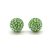 HÉRA bedugós fülbevaló (peridot 10 mm-es)