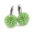 HÉRA kapcsos fülbevaló (peridot 14 mm-es)