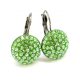 HÉRA kapcsos fülbevaló (peridot 14 mm-es)